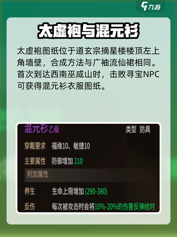 大侠立志传装备图纸获取方法介绍截图3