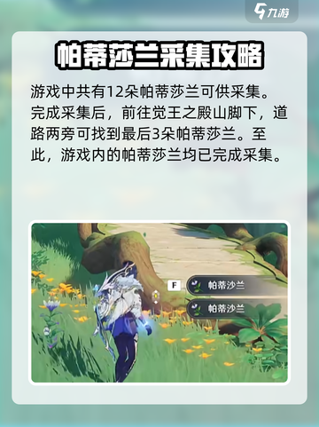 原神⚡必看！帕蒂莎兰采集位置大曝光✨截图5