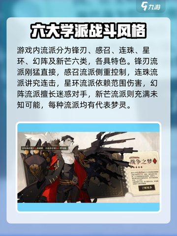 无尽梦回梦游流派有哪些介绍截图2