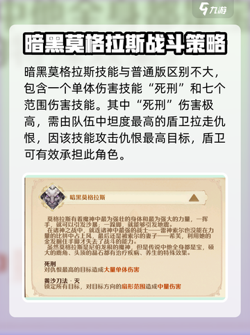 森之国度暗黑莫格拉斯怎么打介绍截图3