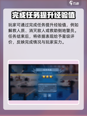 破门而入行动小队经验值如何提升介绍截图2