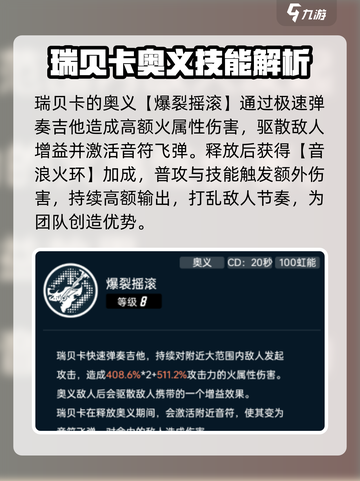 飞跃虹镜瑞贝卡🔥技能强度分析来了！游戏党必看✨截图4