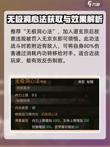 大侠立志传🔥最强内功推荐，练成无敌%!截图2
