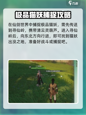 仙剑世界极品猫妖怎么捕捉介绍截图2