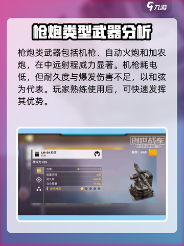 创世战车PVE武器这样选，轻松躺赢！💥截图2