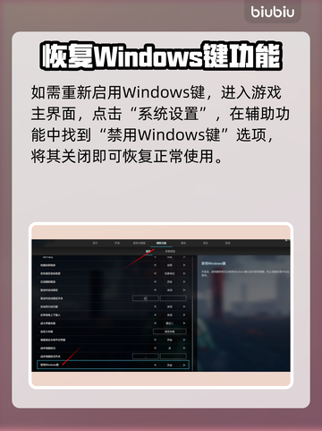 🎮解限机Win键失灵？速看修复攻略！💥截图3