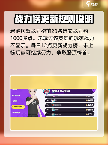 宝可梦大集结战力榜怎么看介绍截图3