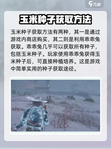 七日世界雪国人生玉米在哪里获取介绍截图4