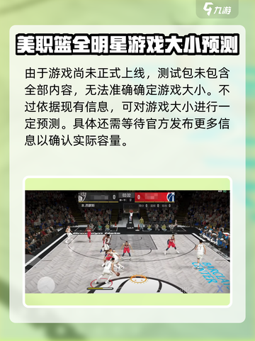 美职篮全明星游戏🔥客户端大小揭秘！🏀截图2