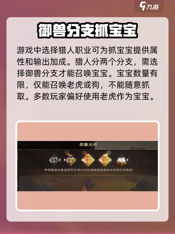 塔瑞斯世界🔥猎人职业抓宝宝超全攻略来了！截图2