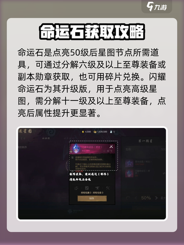剑灵2🔥命运星图玩法揭秘！必看⭐截图4