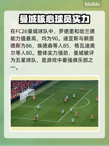 🎮曼城全员神级数据曝光！这能力值太离谱了💥截图2