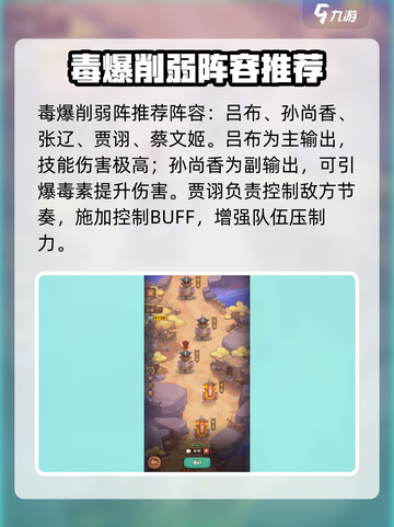 《守护之境》吕布最强阵容🔥速成攻略💥  
🎮战组合推荐来啦！截图5