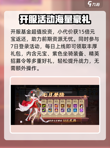 三国将无双内测福利有哪些介绍截图3