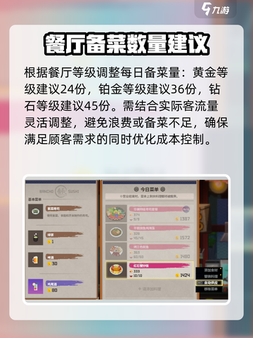 潜水员戴夫🔥备菜数量推荐，玩手游必看！截图3