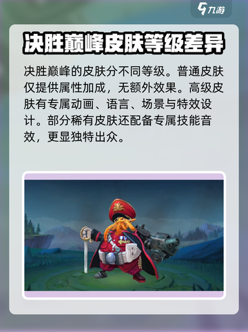 决胜巅峰皮肤怎么获取介绍截图4