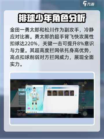 排球少年手游🔥金田一勇太郎技能超详解⚡截图3