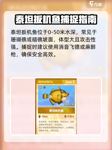 潜水员戴夫泰坦扳机鱼怎么抓介绍截图2