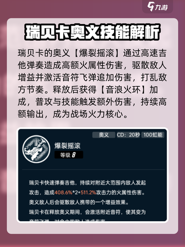 飞跃虹镜瑞贝卡🔥技能强度分析来啦！游戏党必看！截图4