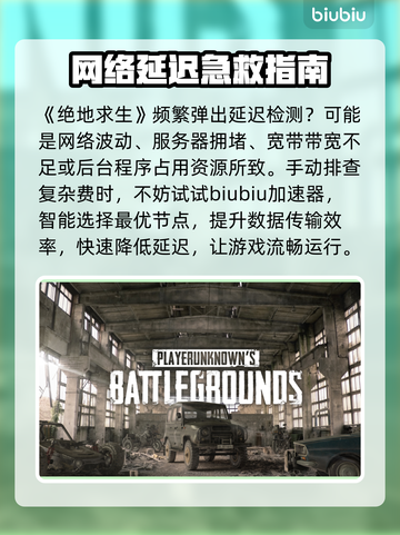💥绝地求生网络延迟终极解决方法！🎮截图2