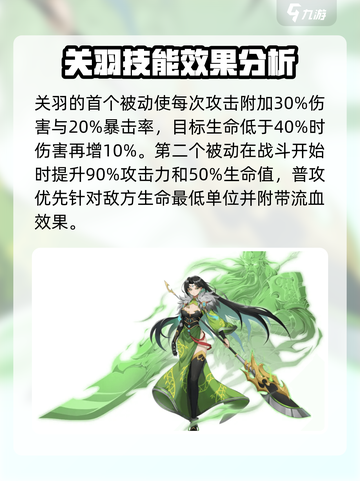 天下争霸三国志🔥关羽超详细解析来啦！截图2