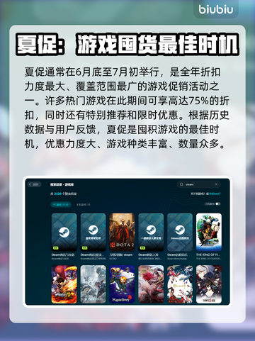 steam夏促秋促优惠大比拼💥哪款游戏让你心动？🎮截图2
