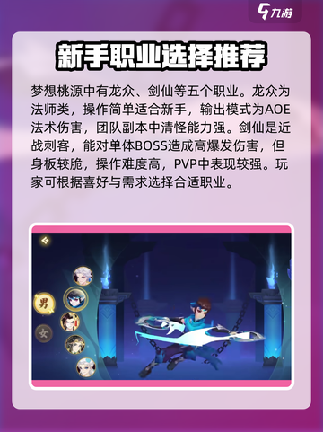梦想桃源职业有哪些介绍截图2