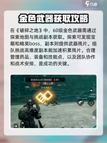 破碎之地60级金色武器有哪些介绍截图4
