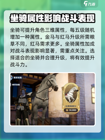 剑与骑士团坐骑系统怎么开放介绍截图3