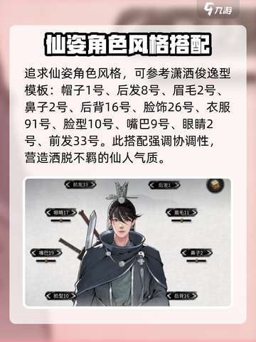 鬼谷八荒捏脸仙姿男数据介绍介绍截图3