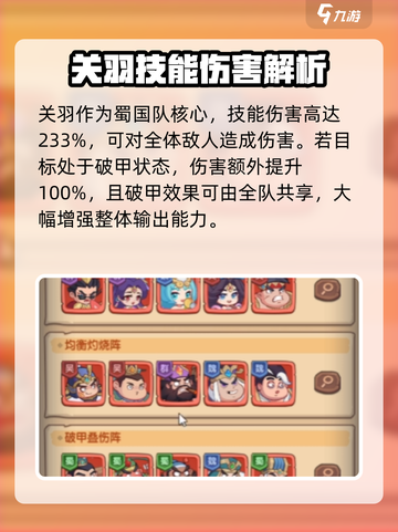 《守护之境》关羽最强阵容🔥必胜搭配攻略💥  
（含🎮关羽战组合推荐）截图3
