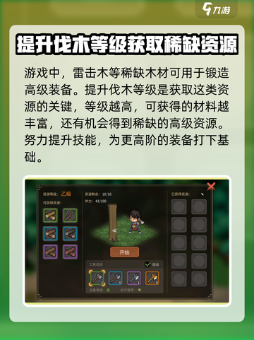 大侠立志传💎自动获取木头石头方法🔥截图4