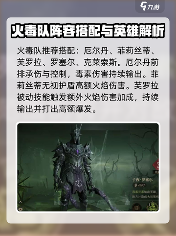 龙息神寂🔥平民火毒队阵容搭配攻略✨截图2