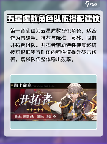 崩坏星穹铁道乱破配队攻略介绍截图2