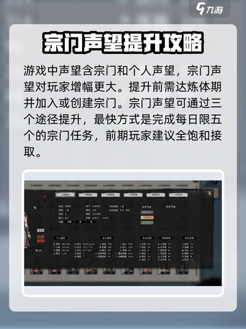 鬼谷八荒快速提高声望介绍截图2