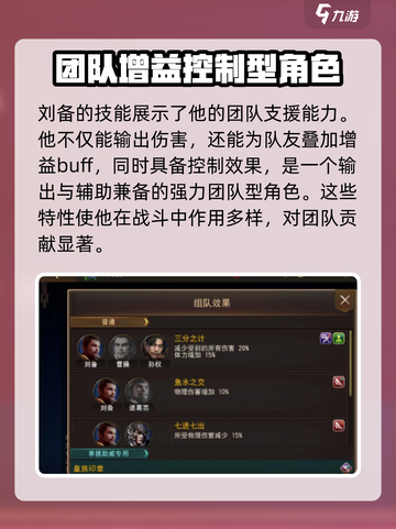三国诛将录🔥刘备超强技能阵容解析来了！截图4