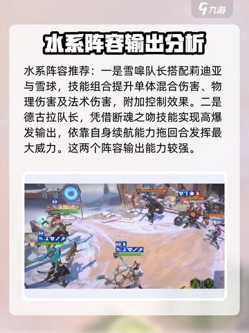 荒野国度🔥水系阵容最强搭配攻略来啦！截图2