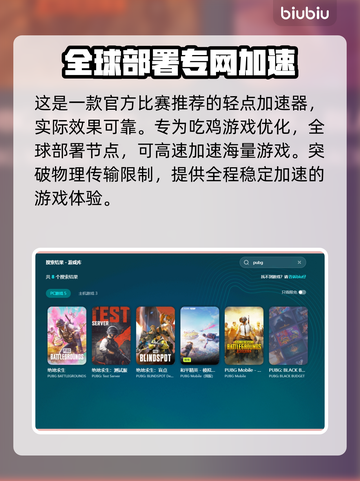 PUBG玩家必看！延迟最低的免费加速器在这里👇截图3