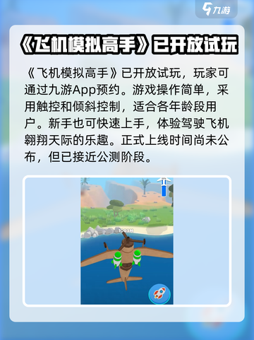 飞机模拟高手公测时间介绍介绍截图2