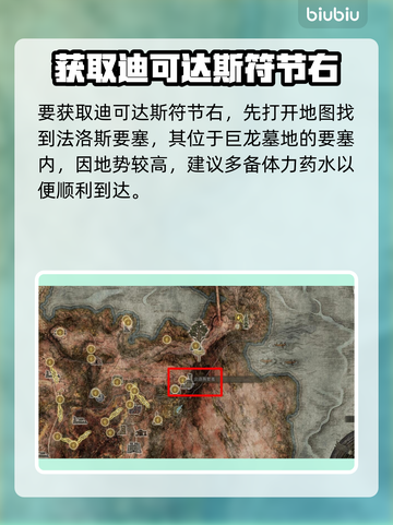 艾尔登法环🔥迪可达斯符节右获取攻略✨截图2
