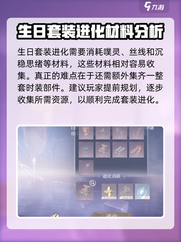 无限暖暖服装进化材料有哪些介绍截图3