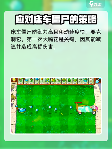 植物大战僵尸🔥床车僵尸打法攻略来啦！轻松通关秘籍截图3