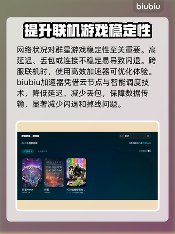 群星游戏闪退？用这个加速器🔥轻松解决❌截图3