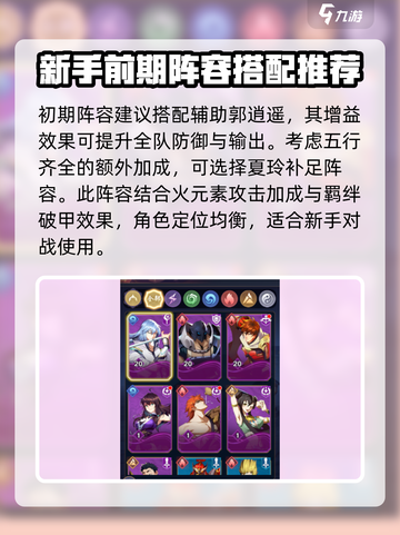 镇魂街破晓新手配队一览介绍截图4