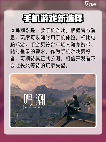 鸣潮🔥手游还是端游？真相让你意想不到！截图2