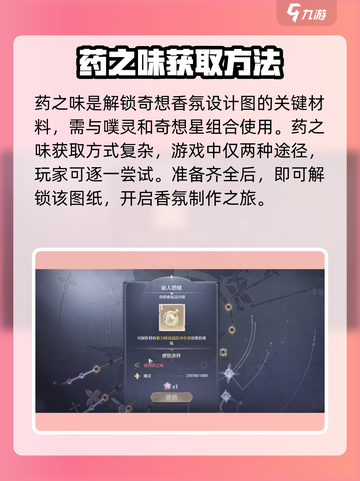 无限暖暖🔥药之味大揭秘！玩游戏必知获取方法✨截图2