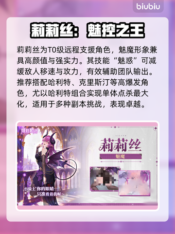 🔥《绯月絮语》T0角色曝光！💥截图4