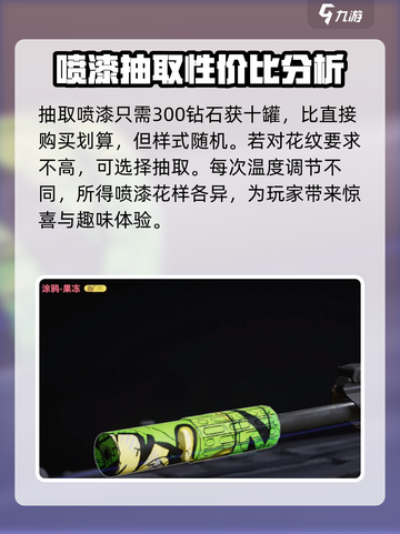 萤火突击喷漆罐温度🔥调多少才好看？游戏玩家必看！截图4
