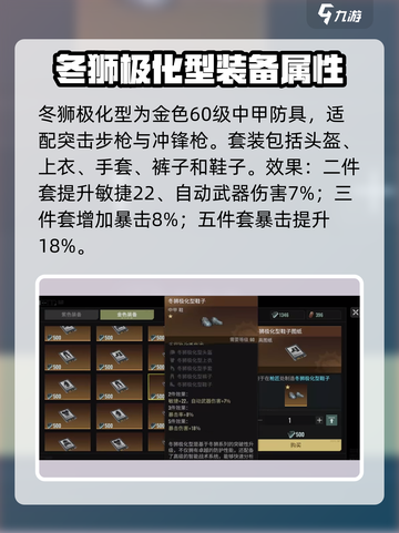 破碎之地🔥冬狮套装超值解析！游戏党必看📦截图3
