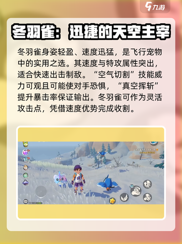 洛克王国手游🔥前期必抓飞行宠物推荐🎉截图3